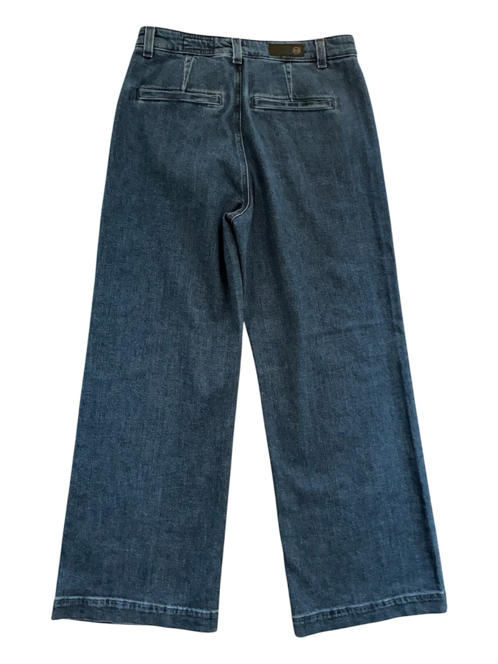 AG Adriano Goldschmied Jeans Women’s 26 Blue Daneel High Rise Wide Leg Crop - Picture 6 of 10
